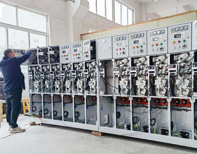 Ring main unit manufacturing workshop