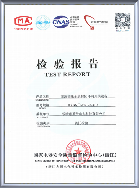 TEST REPORT