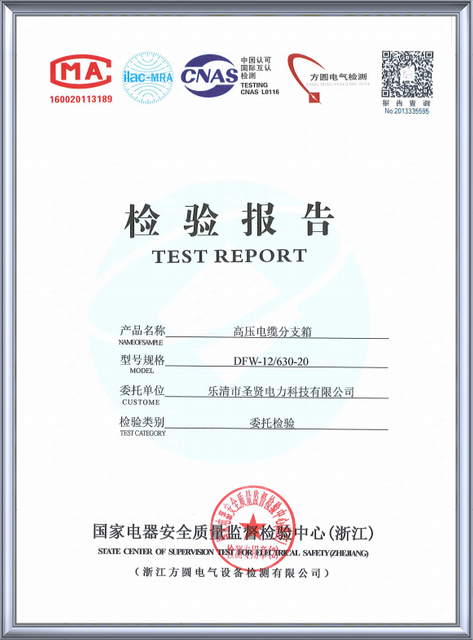 TEST REPORT