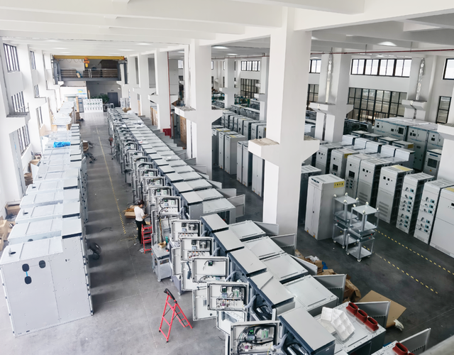 Prefabricated substation production workshop