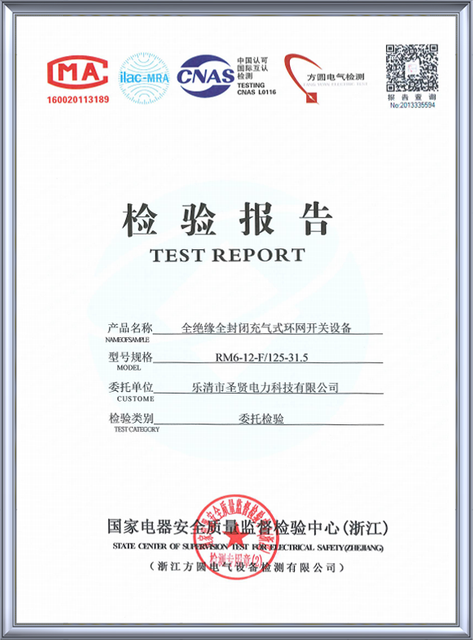 TEST REPORT