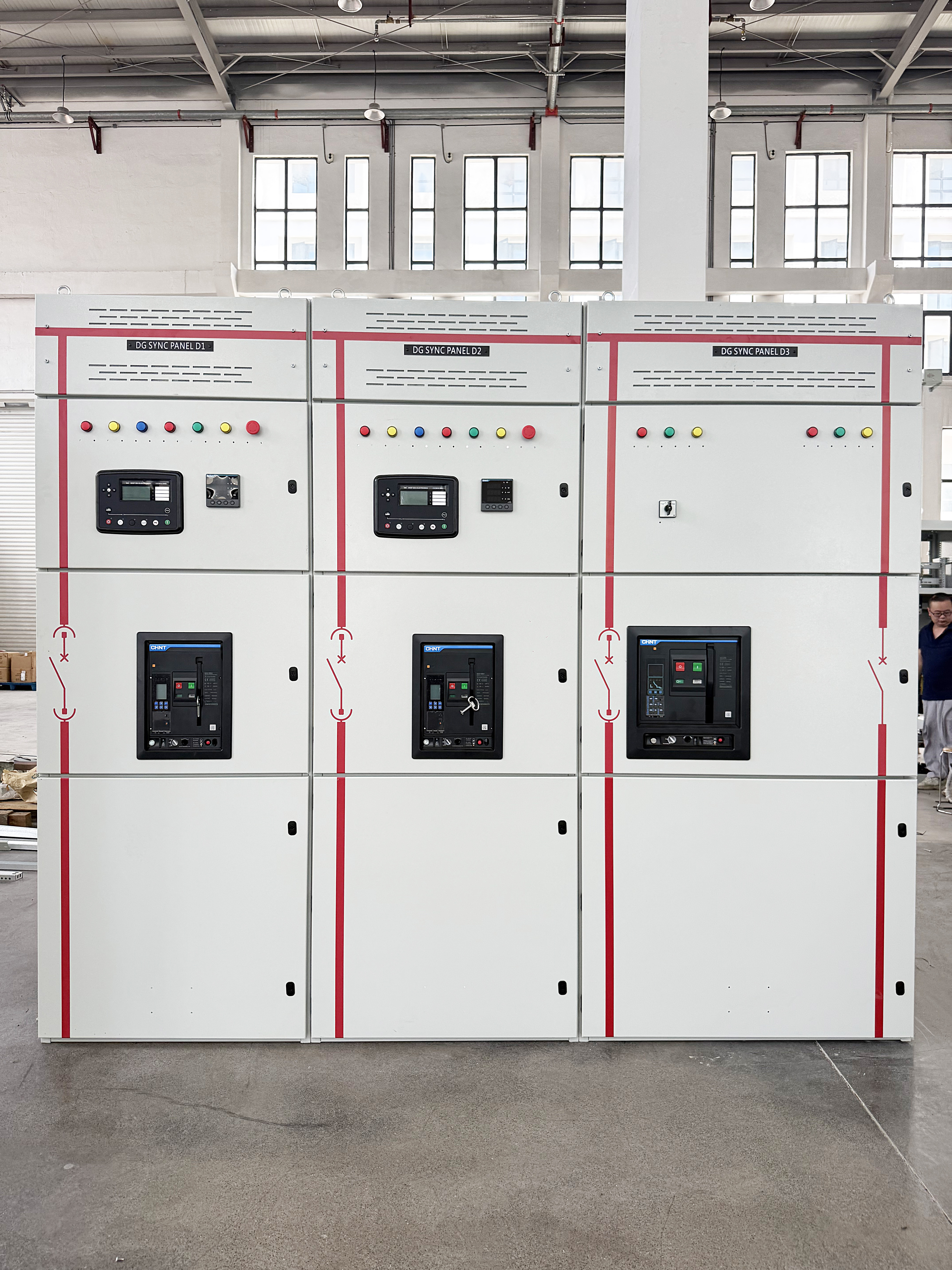 GGD low voltage distribution cabinets in our factory.jpg
