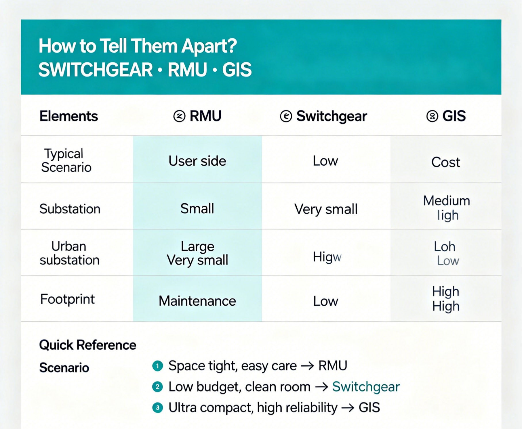RMU, Switchgear, GIS: Can You Tell Them Apart? 